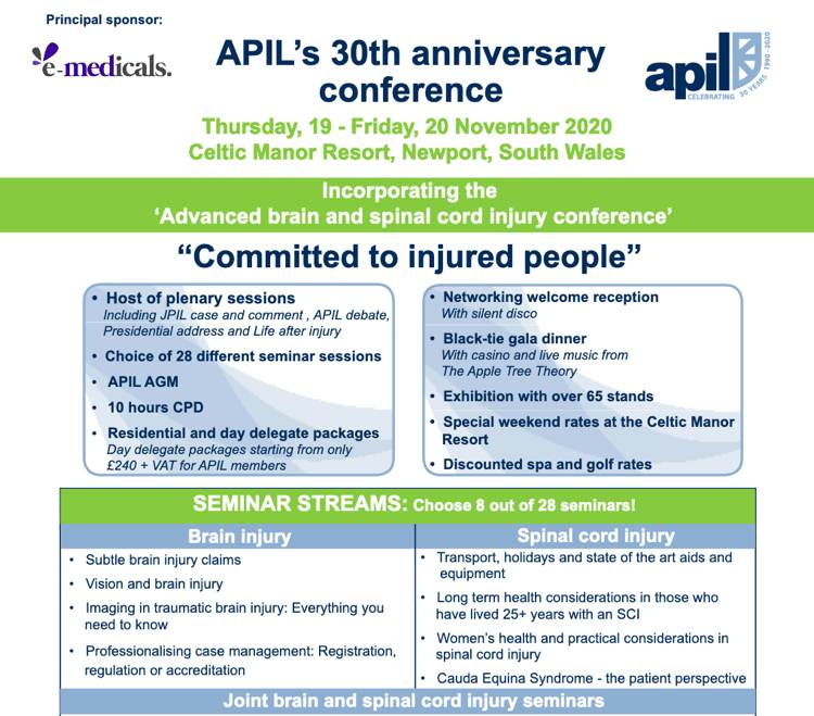 Helen Clifford Law - Blog - Speaking at APIL conference
